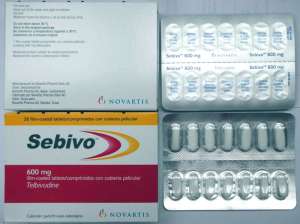        (Sebivo 600 MG 28 Tablet) . -  1