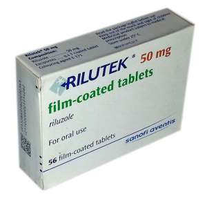     (Rilutek 50 MG 56 Tablet)    . -  1