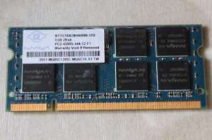     SO DIMM DDR 1Gb ( DDR- 400 ). -  1
