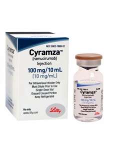    Cyramza 100 mg/10 ml  100 /10   -  1