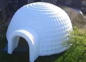  :    Igloo inflatable tent  