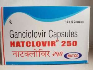   ( gaciclovir) Natclovir 250 mg 100.  -  1