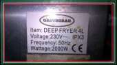  Gastrorag  Deep Fryer 4l /   , , , .  : -  2