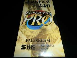   SVHS, VHS FUJIFILM Pro SE 240  100  -  1