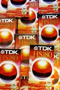   VHS TDK 240, 180, 90HSEN -  1