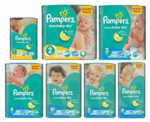 Pampers Active Baby   GIANT PACK     Pampers Active Baby,     -  1