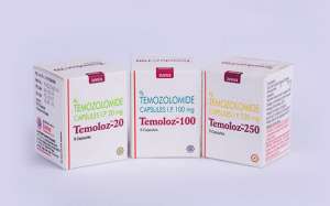  Temoloz ,  ,(Zuvius, India) Temozolomide  20 mg 5 -  1