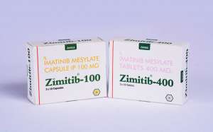  Zimitib,  , (Zuvius, India ) Imatinib  400 mg  30 -  1