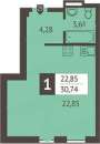 1-к. кв. в Отрада-апарт м. Пятницкое шоссе №25. Продажа квартир - Недвижимость