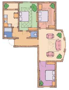 3-� ��������� �������� 106,26 ��.� � �� �����. ����� - ����������� 1