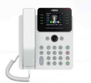 Fanvil V62G (White), ip-�������, 12 SIP �������, 2xGE, 2.8� �������, 21 DSS, PoE - ����������� 1