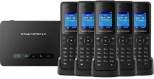 Grandstream DECT DP Bundle DP750+DP720 - 5,   ' ip-dect  +  , 10 sip  -  1