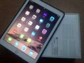 iPad Air 2 Wi-Fi Cellular 128GB Silver + original Smart Case Midnight Blue.   - /