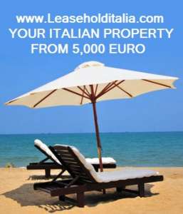 Leasehold seside property real estate in Italy. -  1