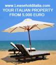 Leasehold seside property real estate in Italy.. ,  - 