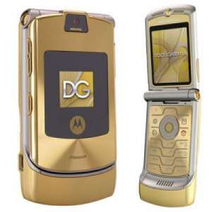 Motorola Razr V3i D&G Gold -  1