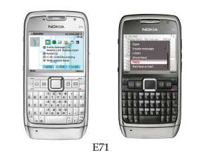 Nokia E71   -  1