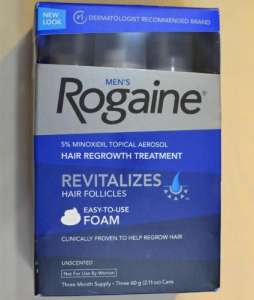 Rogaine Foam 5% Minoxidil /   5%  (12/2019) -    5%   -  1