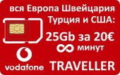 SIM 5g 3g 4g для інтернету Європа вигідно Україна - объявление