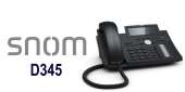 Snom D345, sip телефон 12 SIP аккаунтов, 2 порта Gigabit Ethernet RJ45, широкополосное HD аудио. Все для офиса - Покупка/Продажа