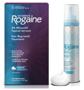 Womens Rogaine 5% minoxidil Foam   5%      .      -  1
