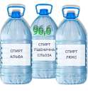 В асортименті є якісний пшеничний харчовий спирт 96,6% від українського виробника - Люкс, Сльоза, Альфа з м'яким смаком без дом