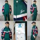 Винтажная олимпийка "Saller" (зеленая), 1995 г.в.. Одежда - Покупка/Продажа