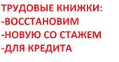 Делаем трудовую книжку со стажем. Финансовые - Услуги