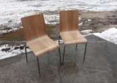 Деревянные стулья б.у на металлических ножках мебель бу в ресторан кафе. Мебель - Покупка/Продажа