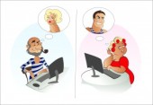 Знакомьтесь, общайтесь на форуме "кому за ...".. он ищет её - Знакомства