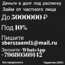 КРЕДИТ НАПРЯМУЮ ОТ РЕАЛЬНОГО ЧАСТНОГО ИНВЕСТОРА НА ФИНАНСОВОМ РЫНКЕ,ОФОРМЛЕНИЕ В ТЕЧЕНИИ ДНЯ. ЛУЧШИЕ УСЛОВИЯ СНГ/РФ ВСЕ РЕГИОНЫ
