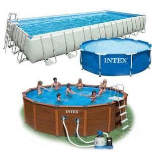 Каркасные бассейны большой выбор от компании Intex и Bestway. Большой выбор бассейнов каркасного типа по самым доступным ценам. - изображение 1