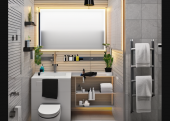Комплект мебели для ванной Сакура-Якудза - изображение 2
