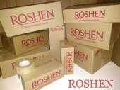 Перейти к объявлению: Коробки картонные с логотипом Рошен (Roshen). Разового использования.