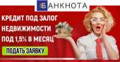 Кредит под залог недвижимости без справки о доходах. Финансовые - Услуги