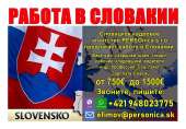 Легальная работа в Словакии для граждан Украины. Работа в Европе.. работа за рубежом - Работа