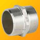 Ниппель нержавеющий Ду 15 (1/2") AISI 304 с шестигранником