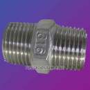 Ниппель прямой нержавеющий (3/8" дюйма) Ду 10 AISI 304
