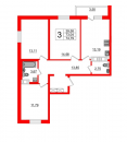 Продается 3-комнатная квартира в ЖК Охтинская дуга. Продам/Куплю бизнес - Покупка/Продажа