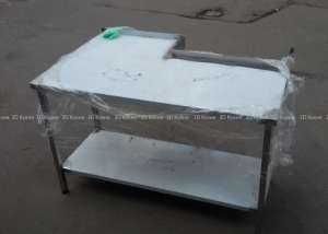 Стол производственный г-образный из нержавеющей стали, стол разделочный из нержавейки - изображение 1