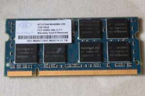 ������ ������ ��� �������� SO DIMM DDR 1Gb ( DDR- 400 ). - ����������� 1