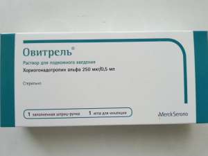 �������� (Ovitrel) �-� �/��. 250 ��� ����� 0,5 ��, Serono International (���������) - ����������� 1