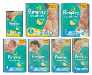�������� Pampers Active Baby � �������� GIANT PACK ������ � ������� ����� Pampers Active Baby, ��� ���������� �������� �������� - ����������� 1