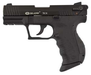 ���������-��������� ������� BLOW TR-34, 7+1/9 mm (Black/Black Grips) add 1 magazine. - ����������� 1